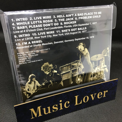 AC/DC / FIRST STRIKE 1977 SOUNDBOARD (1CDR)