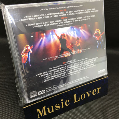 AC/DC / ROCHESTER 1981 SOUNDBOARD (2CDR+1DVDR)