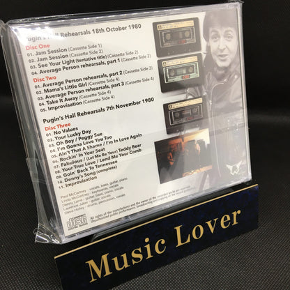 PAUL McCARTNEY & WINGS / PUGIN'S HALL REHEARSALS 1980 (3CD)