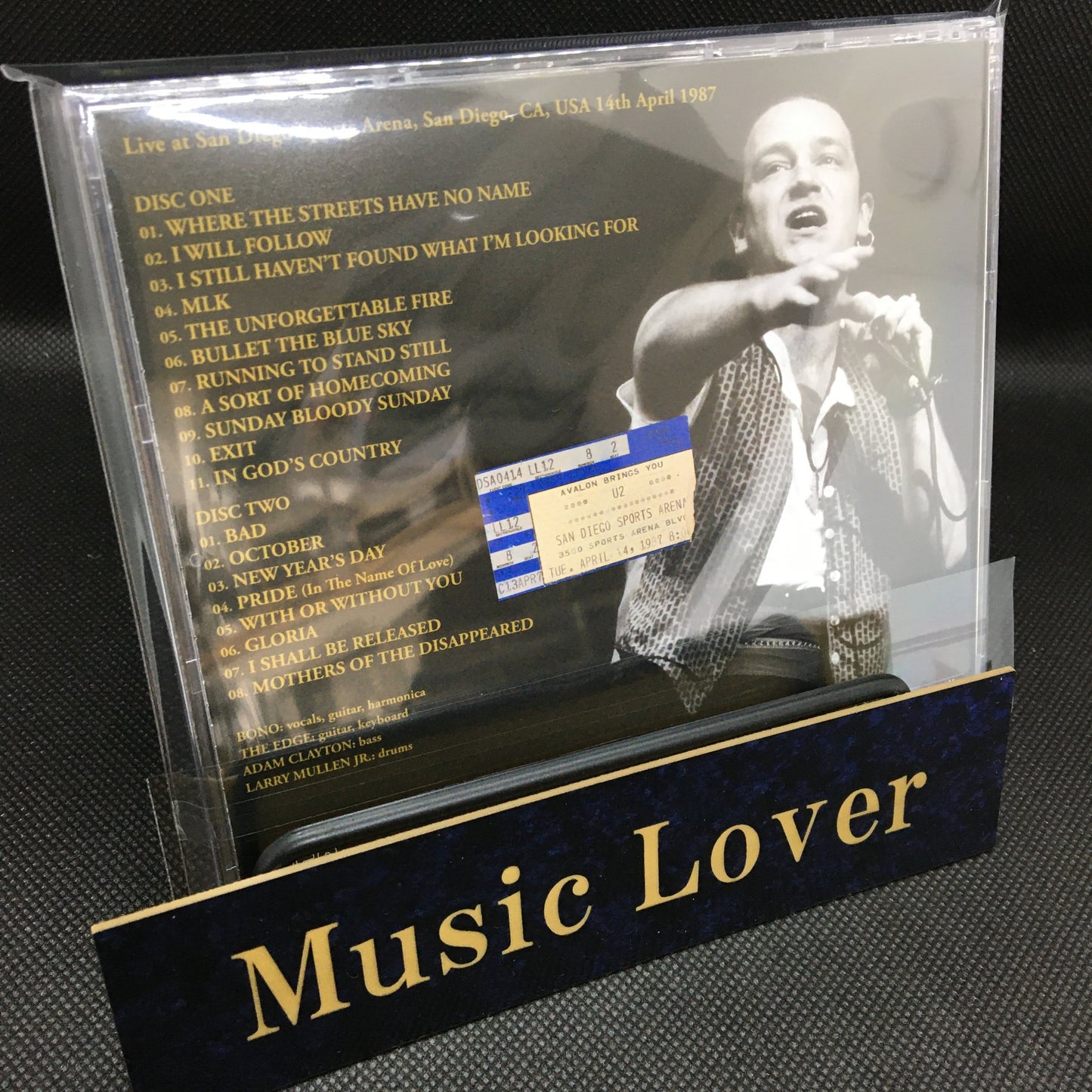 U2 / SAN DIEGO 1987 2ND NIGHT MASTER TAPES (2CD)