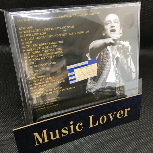 U2 / SAN DIEGO 1987 2ND NIGHT MASTER TAPES (2CD)