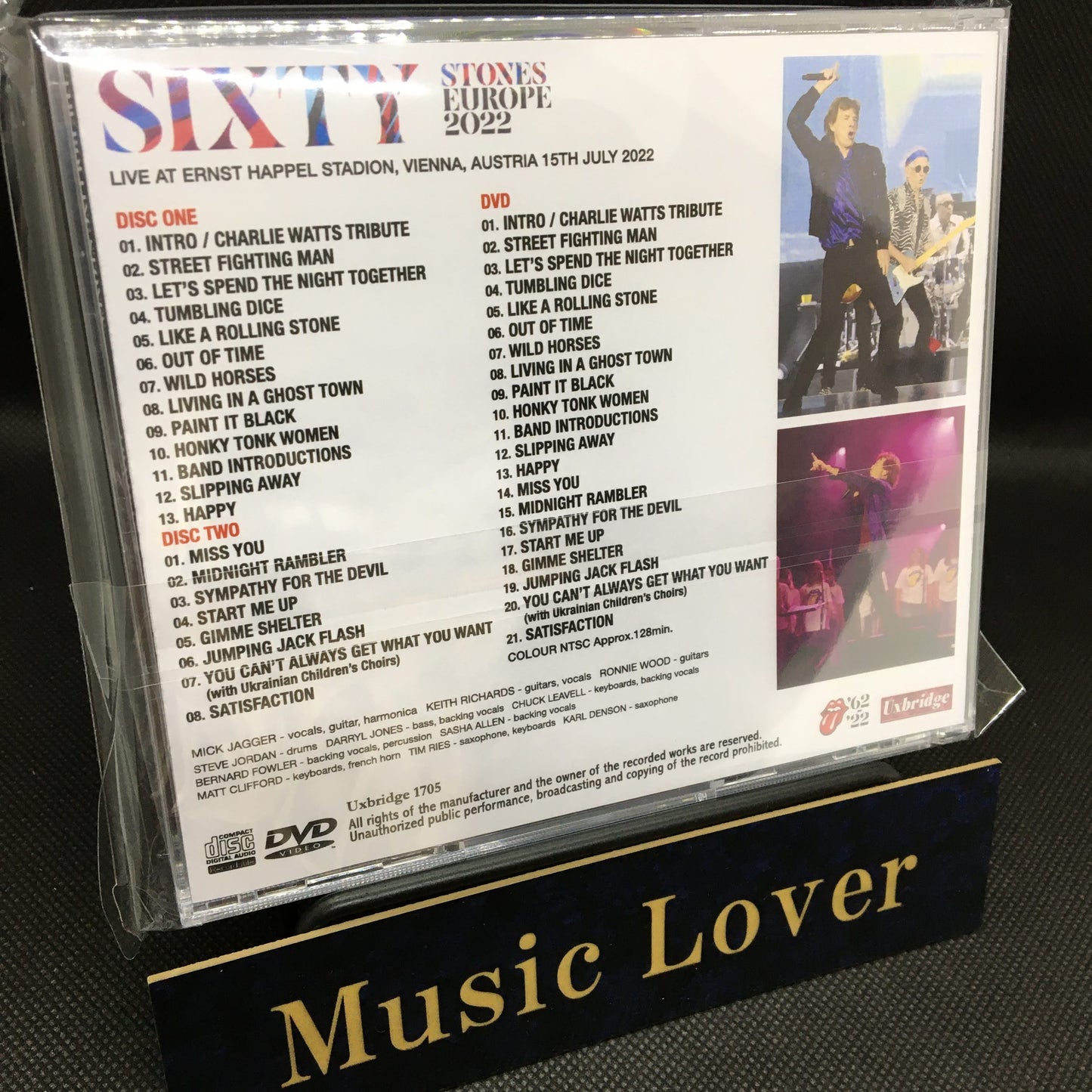 THE ROLLING STONES / LIVE IN VIENNA 2022 (2CDR+1DVDR)