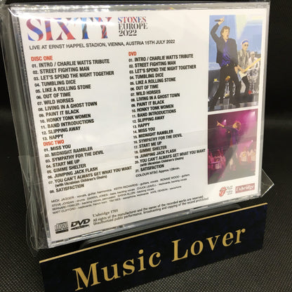 THE ROLLING STONES / LIVE IN VIENNA 2022 (2CDR+1DVDR)