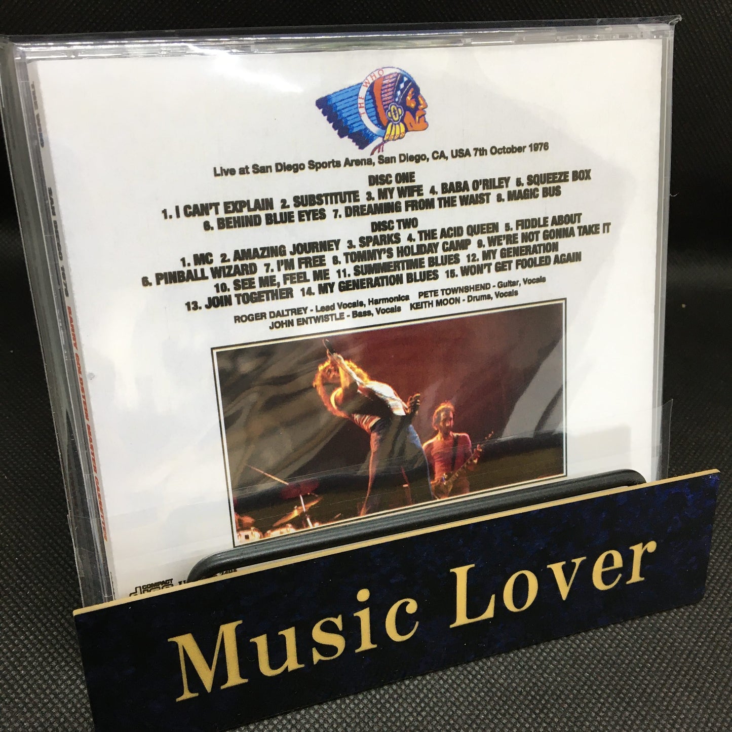 THE WHO / SAN DIEGO 1976 CASETES MAESTROS DE BARRY GOLDSTEIN (2 CDR)