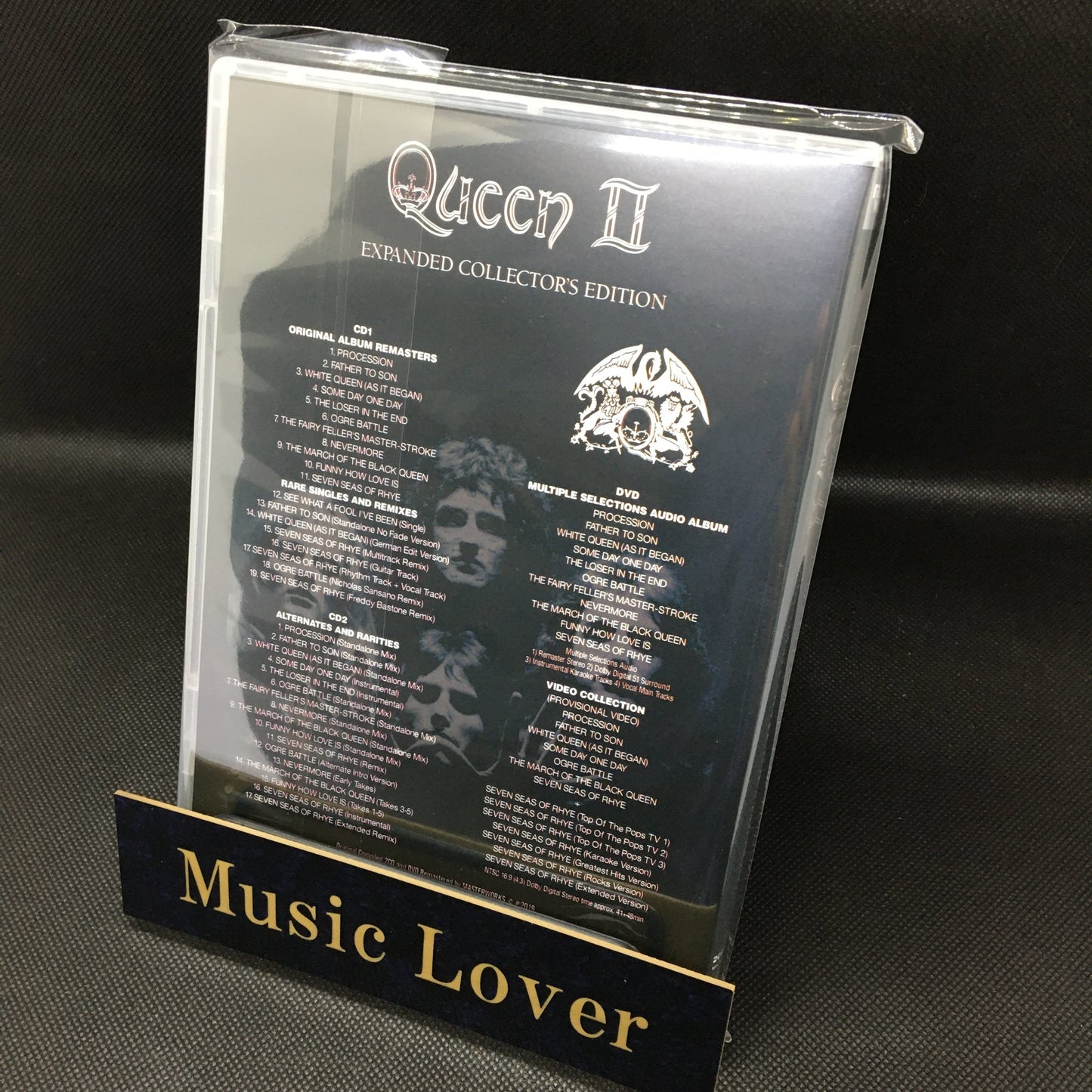 Queen II Expanded Collector's Edition New Remasters 2CD 1DVD Set