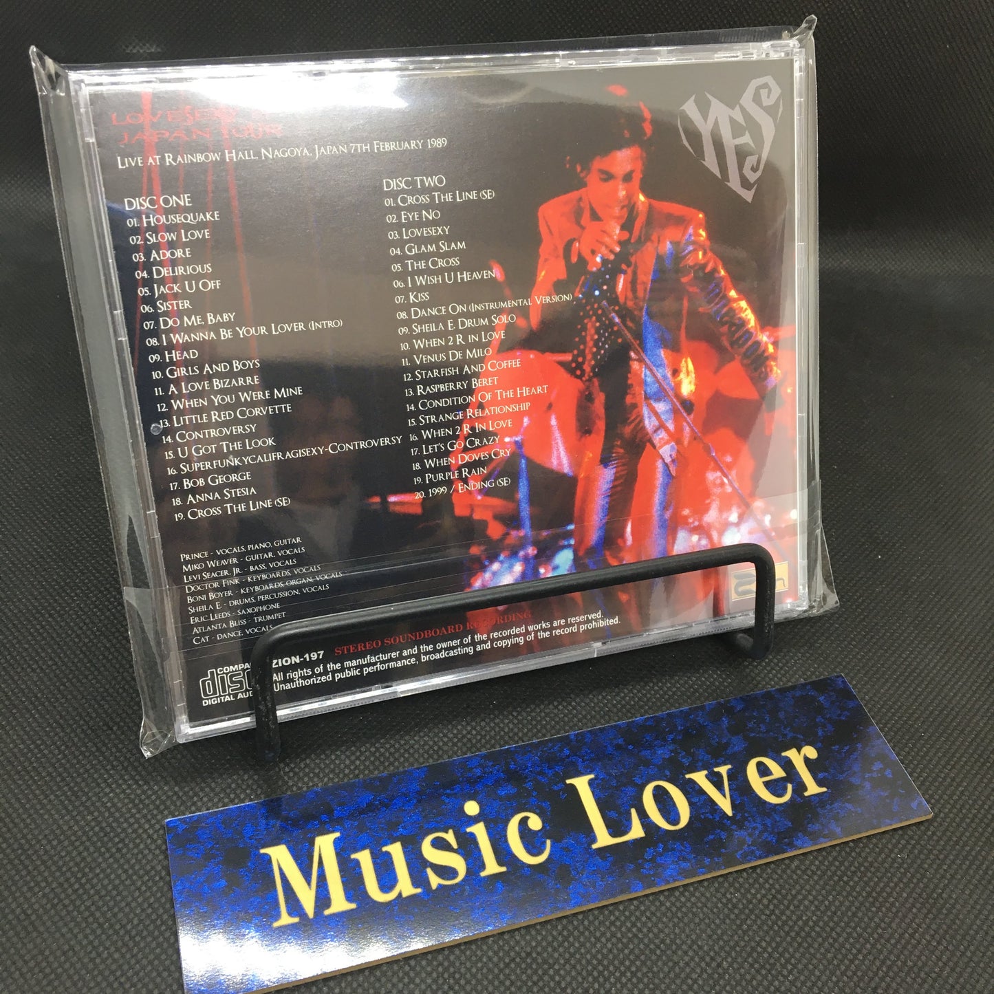 PRINCE / NAGOYA 1989 1ST NIGHT STEREO SOUNDBOARD  (2CD)