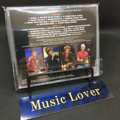 THE ROLLING STONES / WASHINGTON 2013 with New Artworks (2CD)