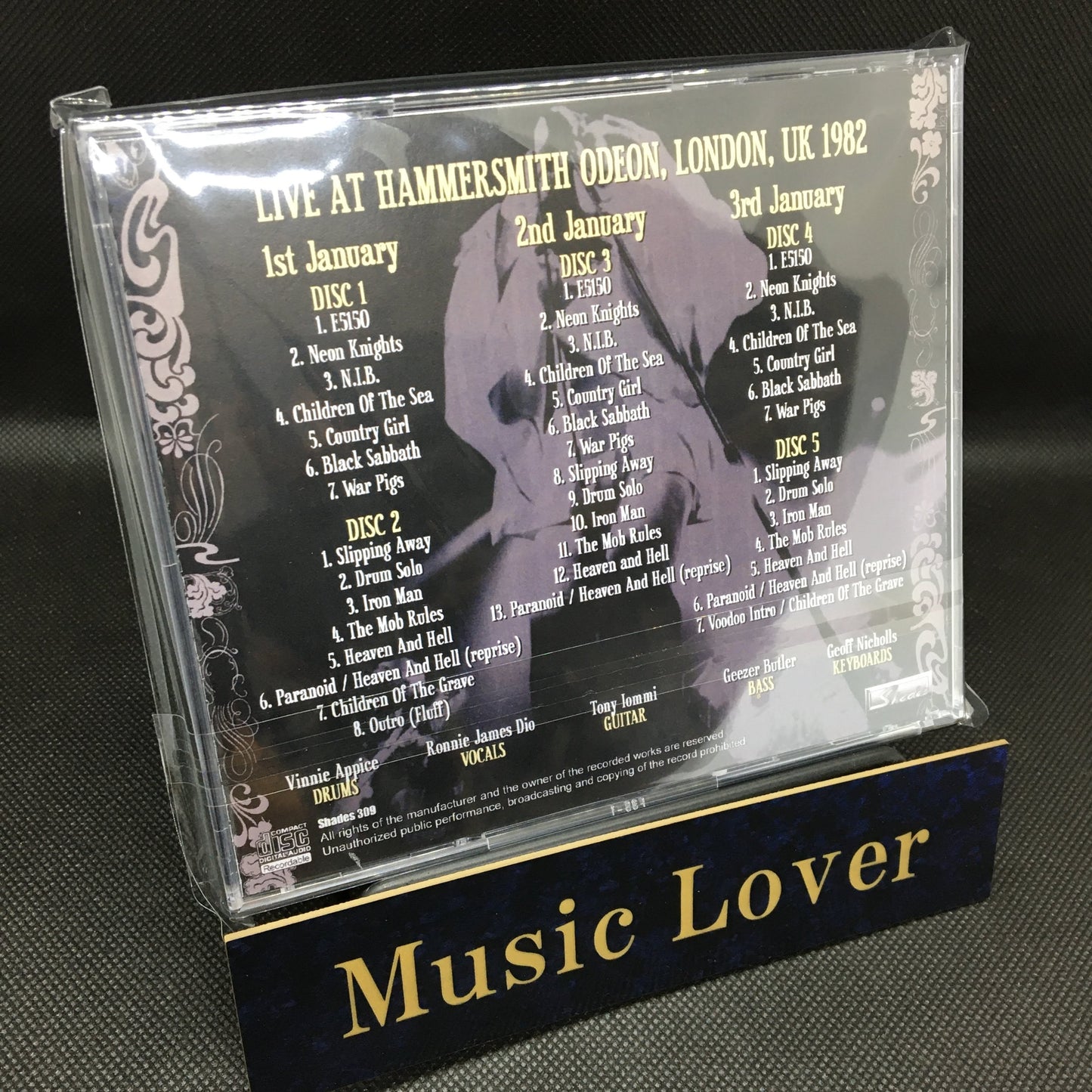 BLACK SABBATH / HAMMERSMITH RULES (5CDR)