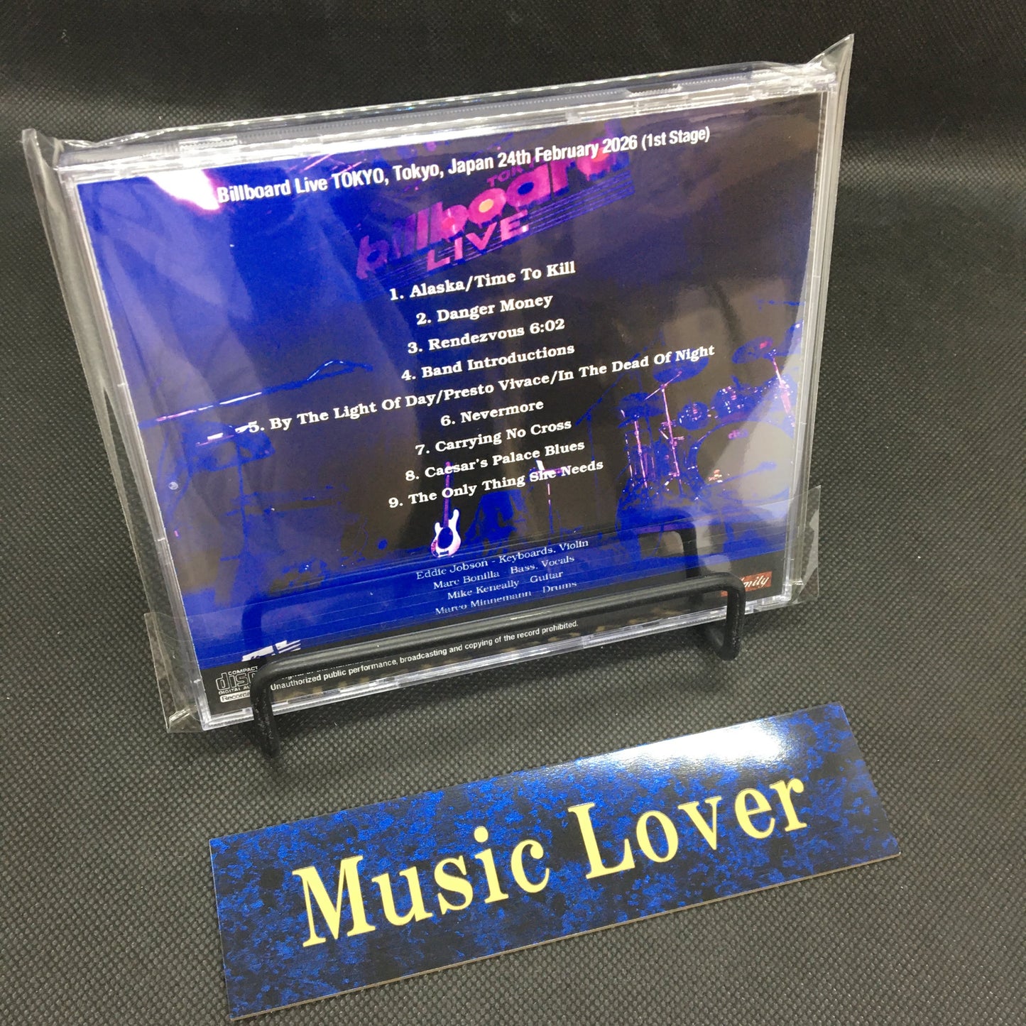 EDDIE JOBSON / U.K. REVISITED TOKYO 2026 1ST NIGHT 1ST STAGE (1CDR)