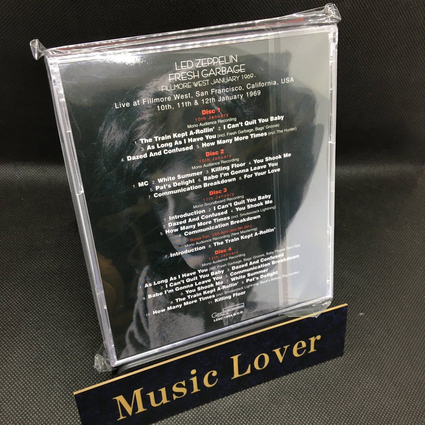 LED ZEPPELIN / FRESH GARBAGE FILLMORE WEST JANUARY 1969 (4CD)