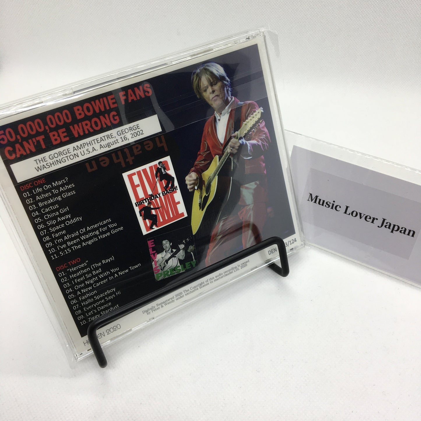 DAVID BOWIE / 50,000,000 BOWIE FANS CAN'T BE WRONG 2CD