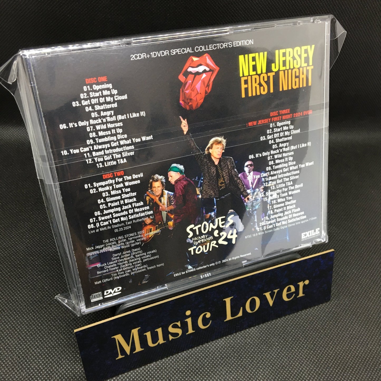 THE ROLLING STONES / NEW JERSEY FIRST NIGHT HACKNEY DAIMONDS TOUR 2024 (2CDR+1CDR)