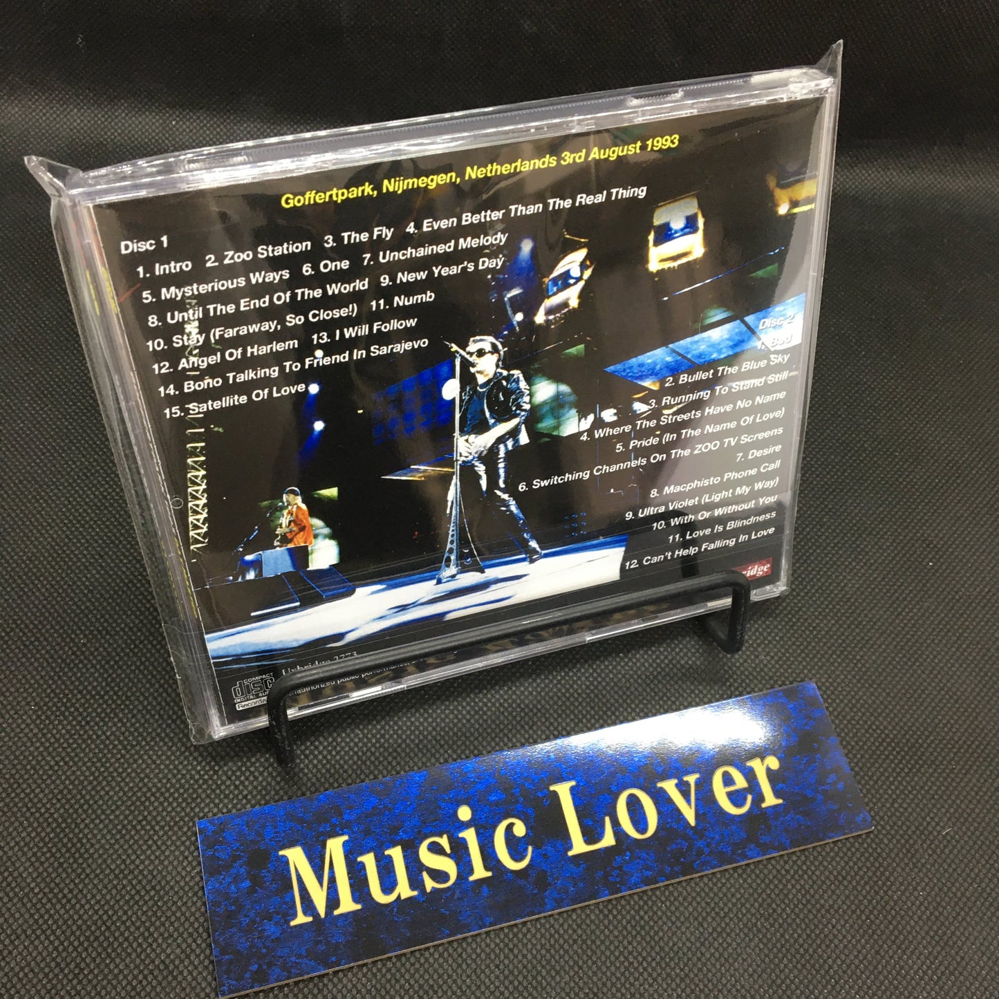 U2 / GOFFERTPARK 1993 DAT MASTER (2CDR)