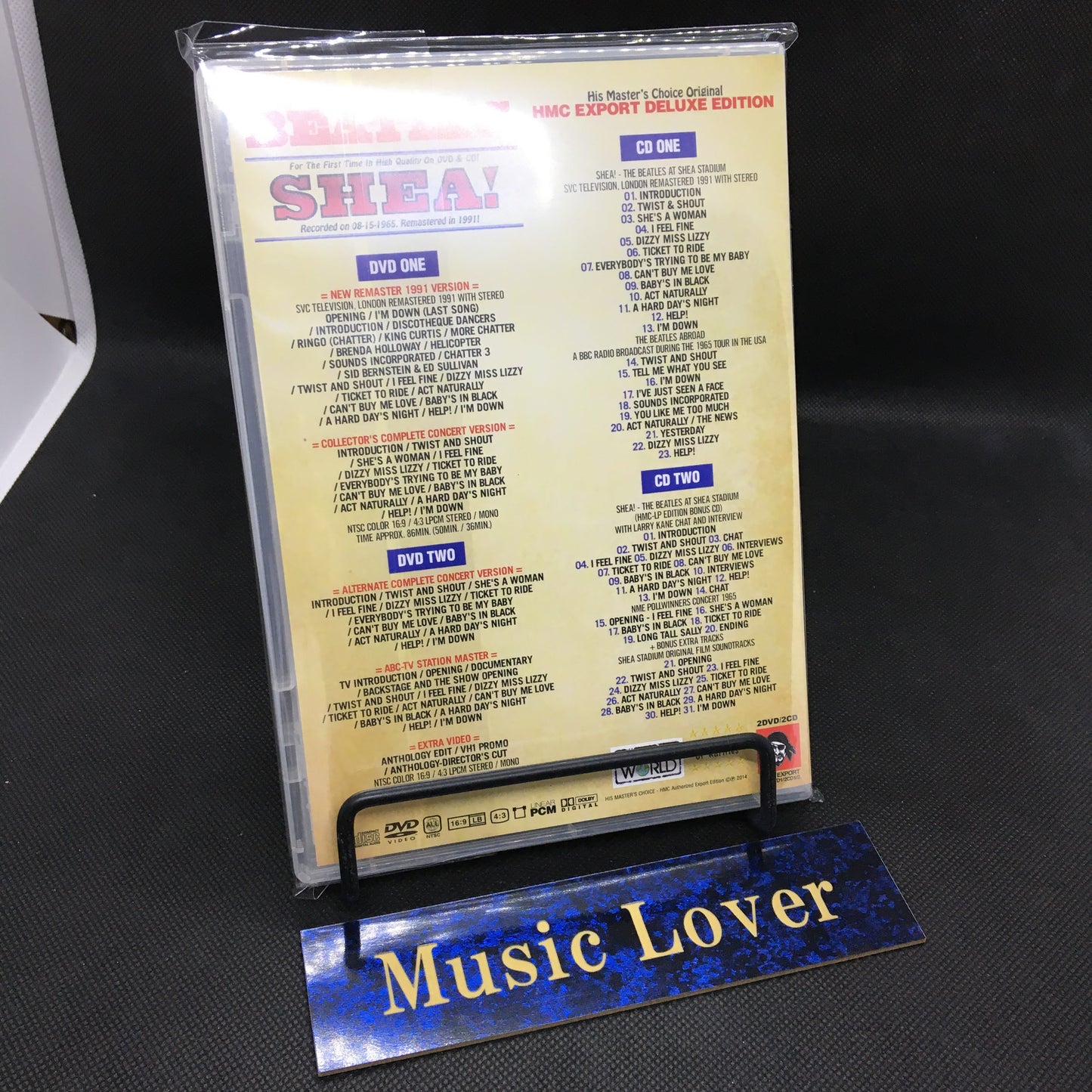THE BEATLES / SHEA! HMC LIMITED EXPORT COLLECTOR'S EDITION (2DVD+2CD)