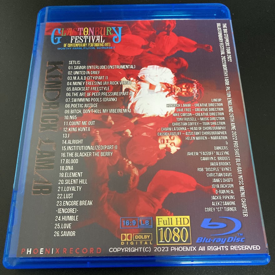 Kendrick Lamar / The Big Steppers Tour 2022 (1BDR)