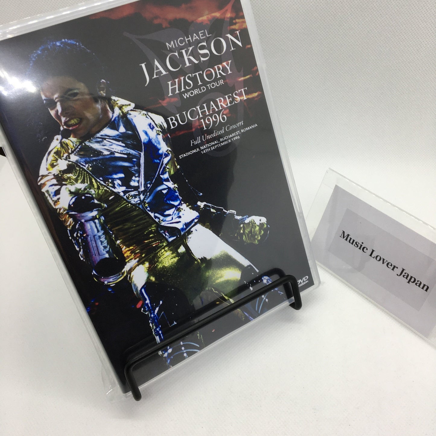 MICHAEL JACKSON / BUCHAREST 1996 FULL UNEDITED CONCERT PRO SHOT (1DVDR)