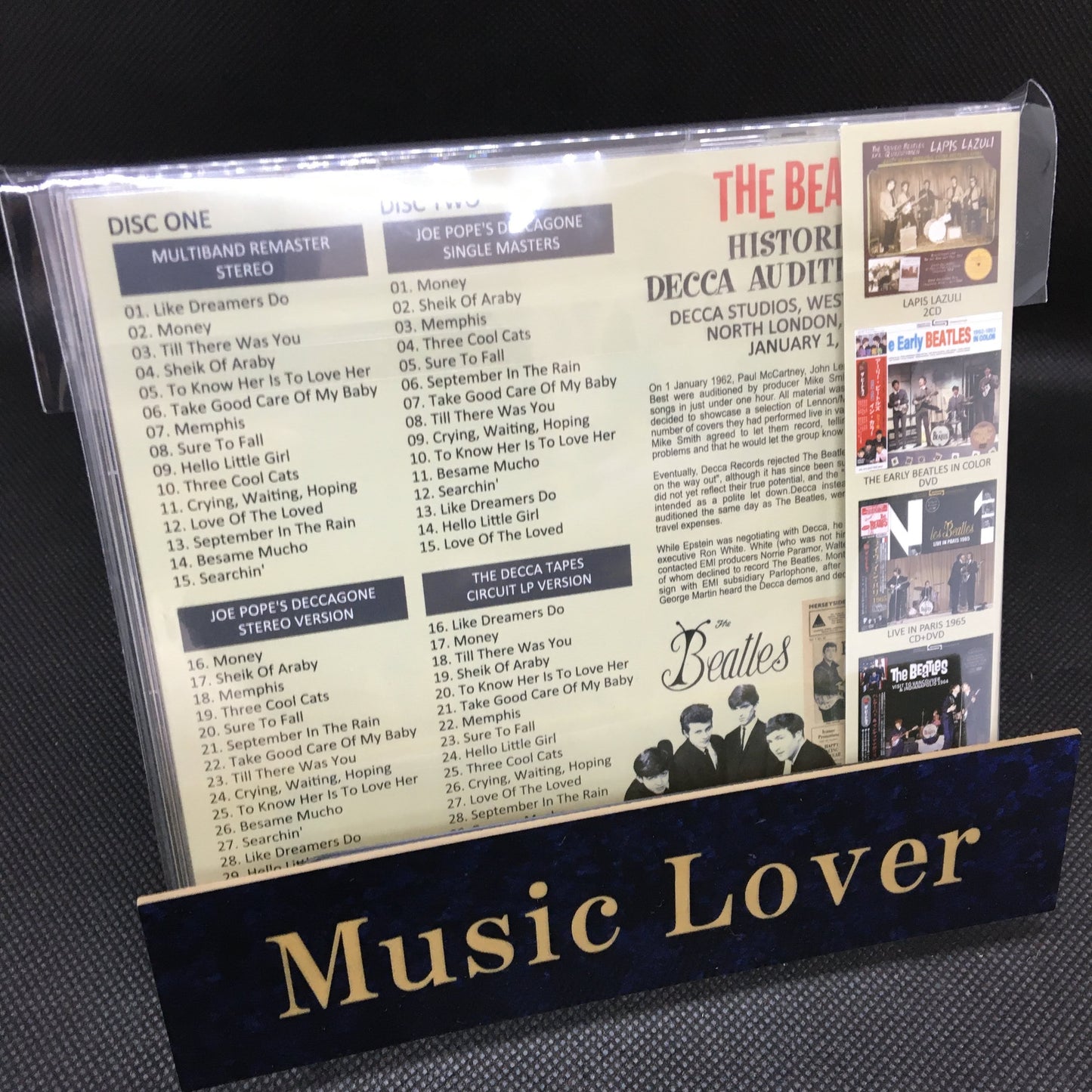 THE BEATLES / HISTORICAL DECCA AUDITION TAPES (2CD)