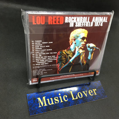 LOU REED / ROCK'N'ROLL ANIMAL IN SHEFFIELD 1974 STEREO SOUNDBOARD (1CDR)