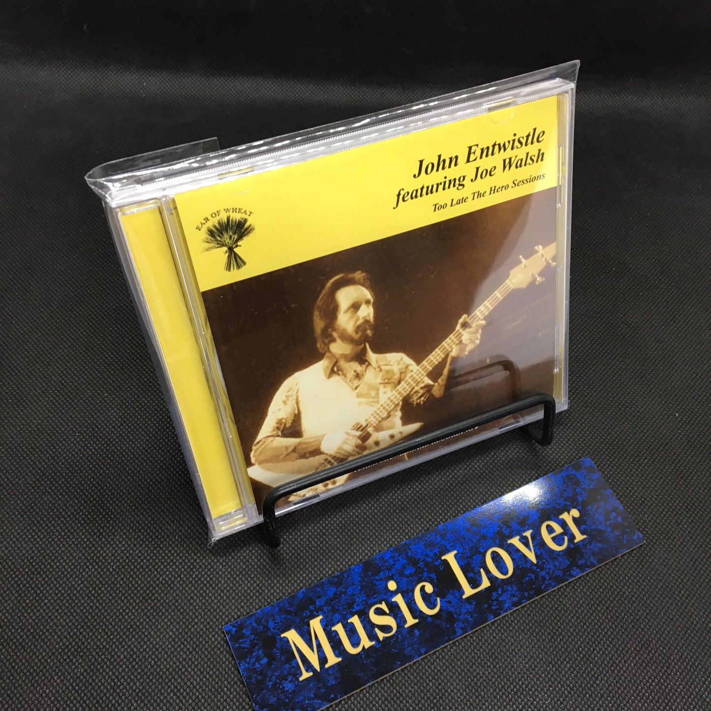 JOHN ENTWISTLE featuring JOE WALSH / TOO LATE THE HERO SESSIONS (1CDR)