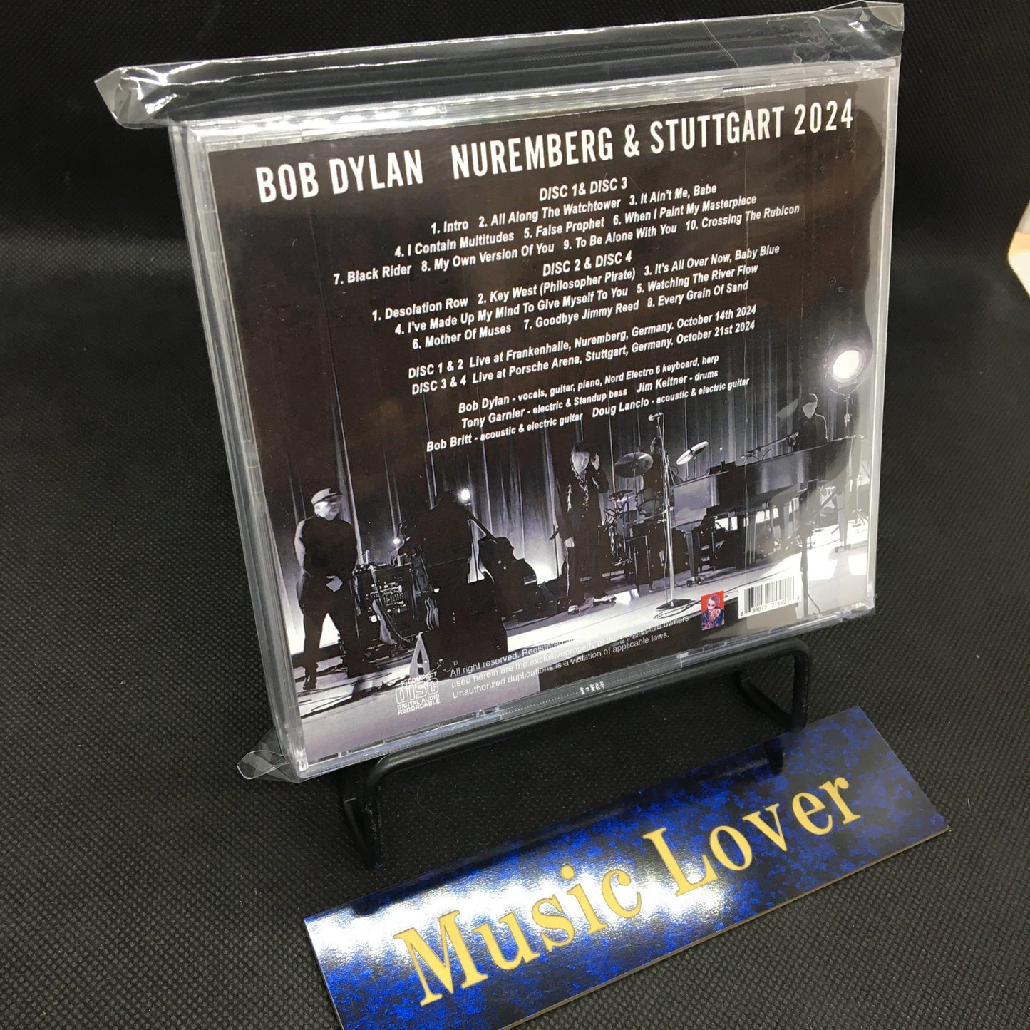 BOB DYLAN / NUREMBERG & STUTTGART 2024 (4CDR)