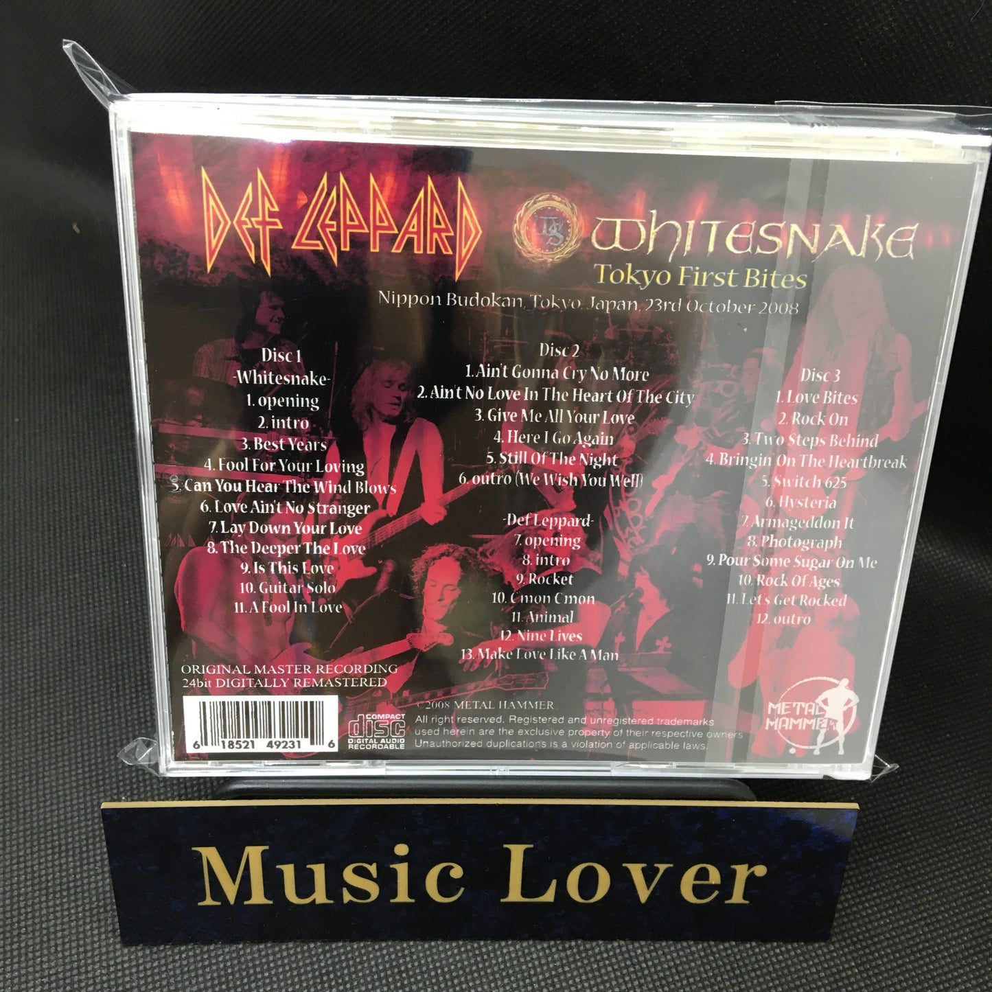 WHITESNAKE y DEF LEPPARD / Primeros bocados en Tokio (3CDR)