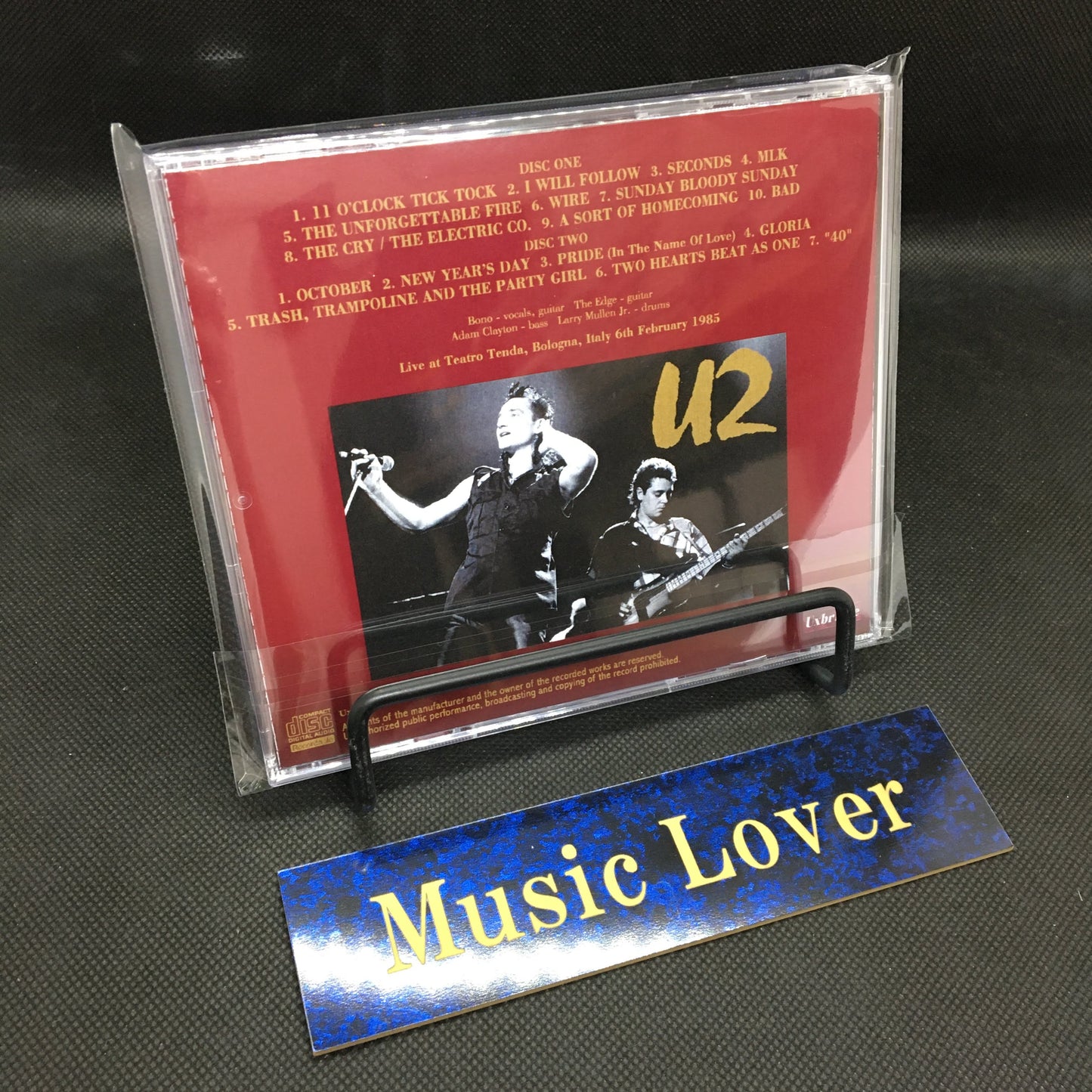 U2 / BOLOGNA 1985 2ND NIGHT (2CDR)