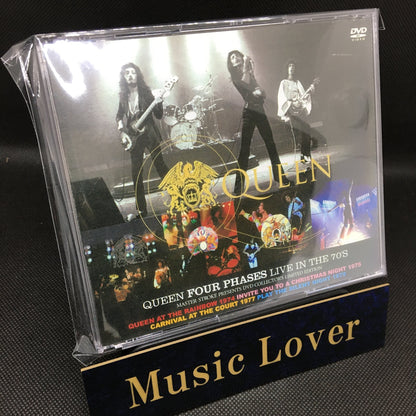 QUEEN / FOUR PHASES LIVE IN THE 70'S (4DVDR)