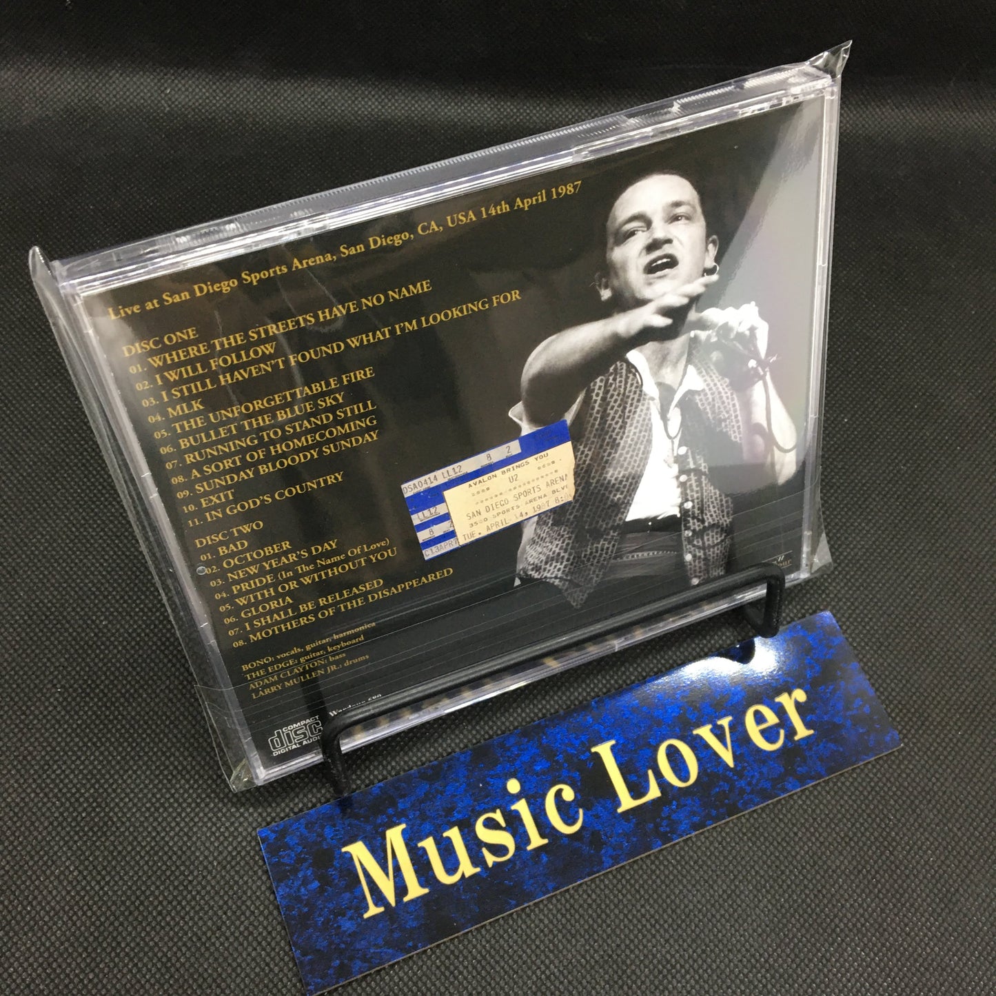 U2 / SAN DIEGO 1987 2ND NIGHT MASTER TAPES (2CD)