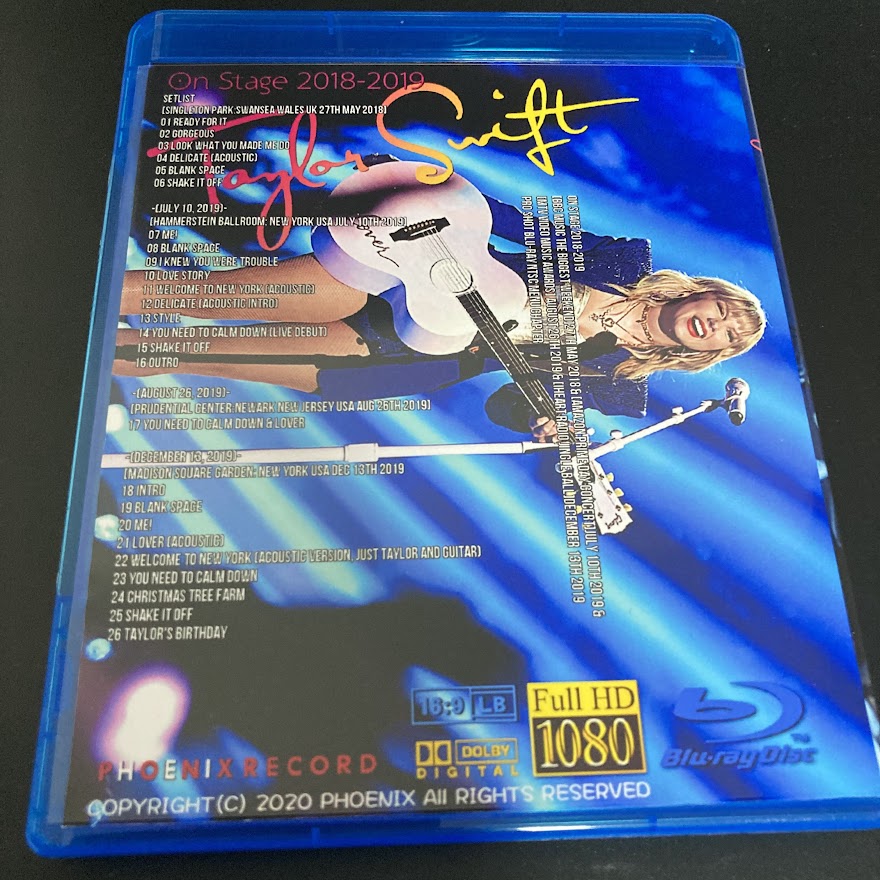 Taylor Swift / Best Ob Show Swift On Stage 2018-2019 (1BDR)