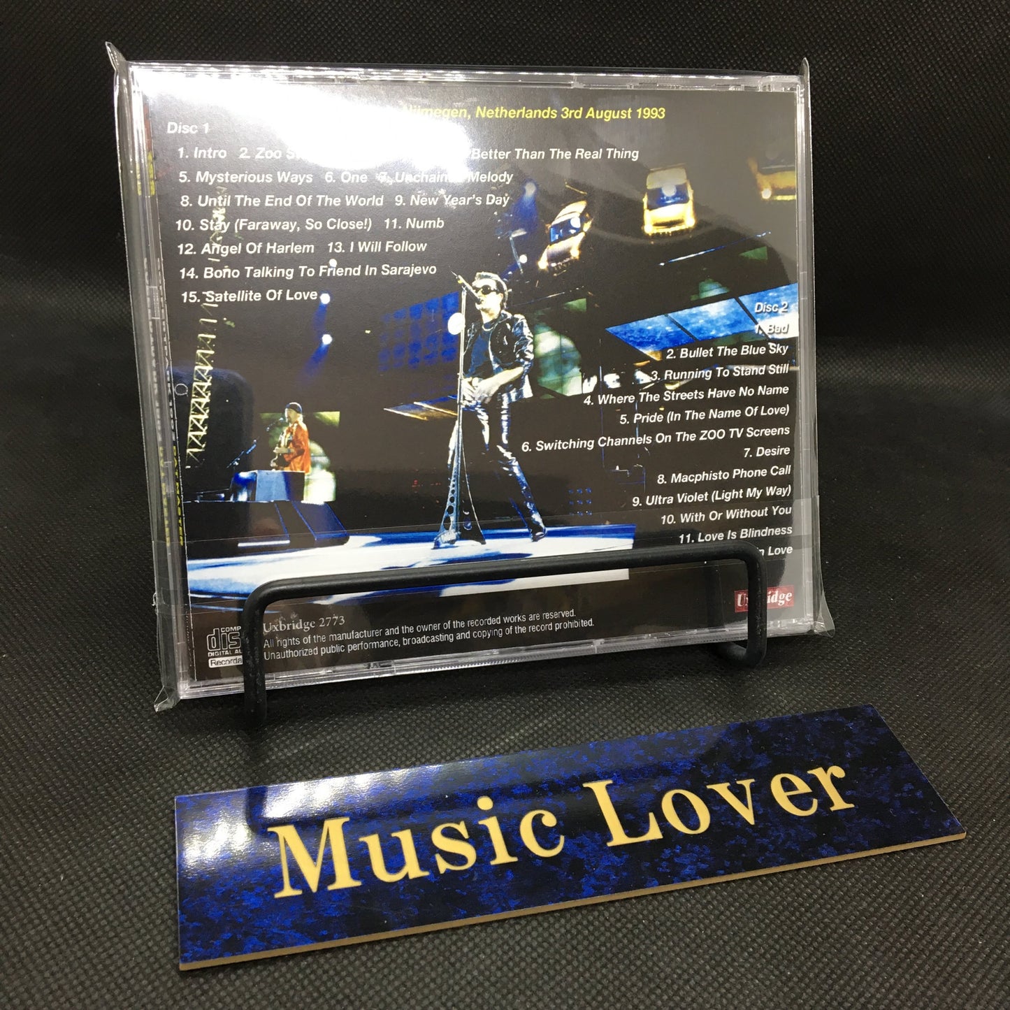U2 / GOFFERTPARK 1993 DAT MASTER (2CDR)