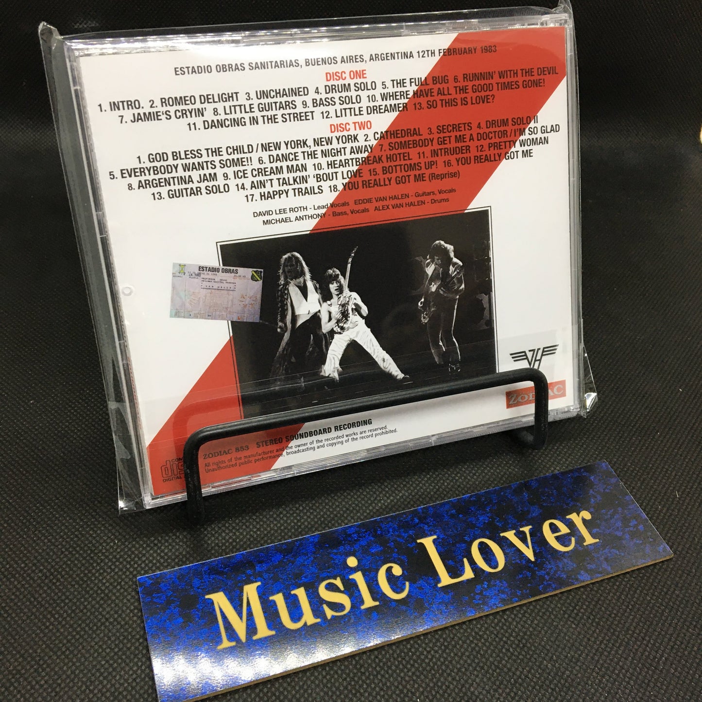 VAN HALEN / BUENOS AIRES 1983 2ND NIGHT SOUNDBOARD (2CD)