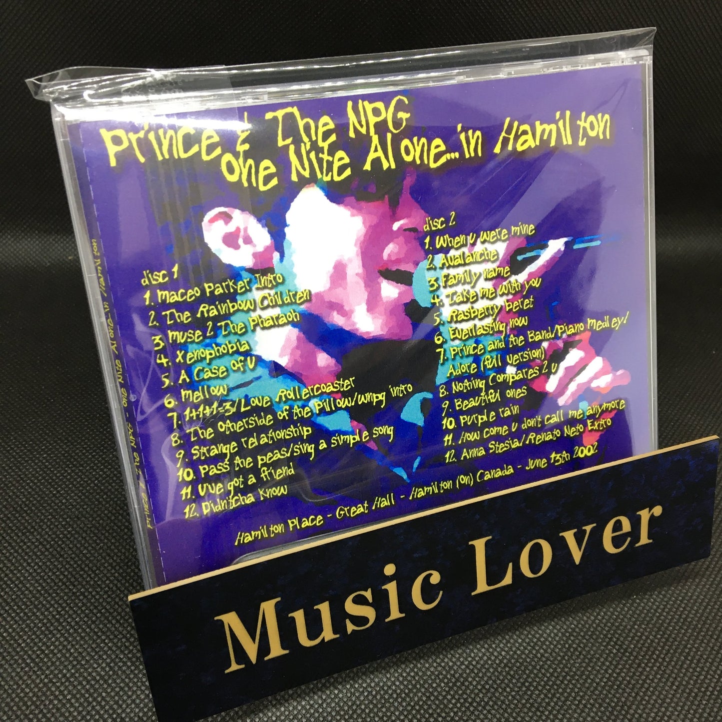 PRINCE / One Nite Alone... In Hamilton (2CDR)