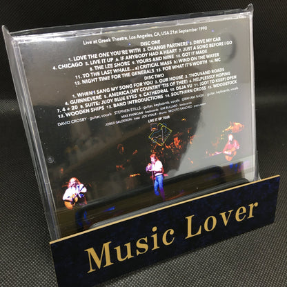 CROSBY, STILLS & NASH / GREEK THEATRE 1990 MIKE MILLARD MASTER TAPES (2CDR)