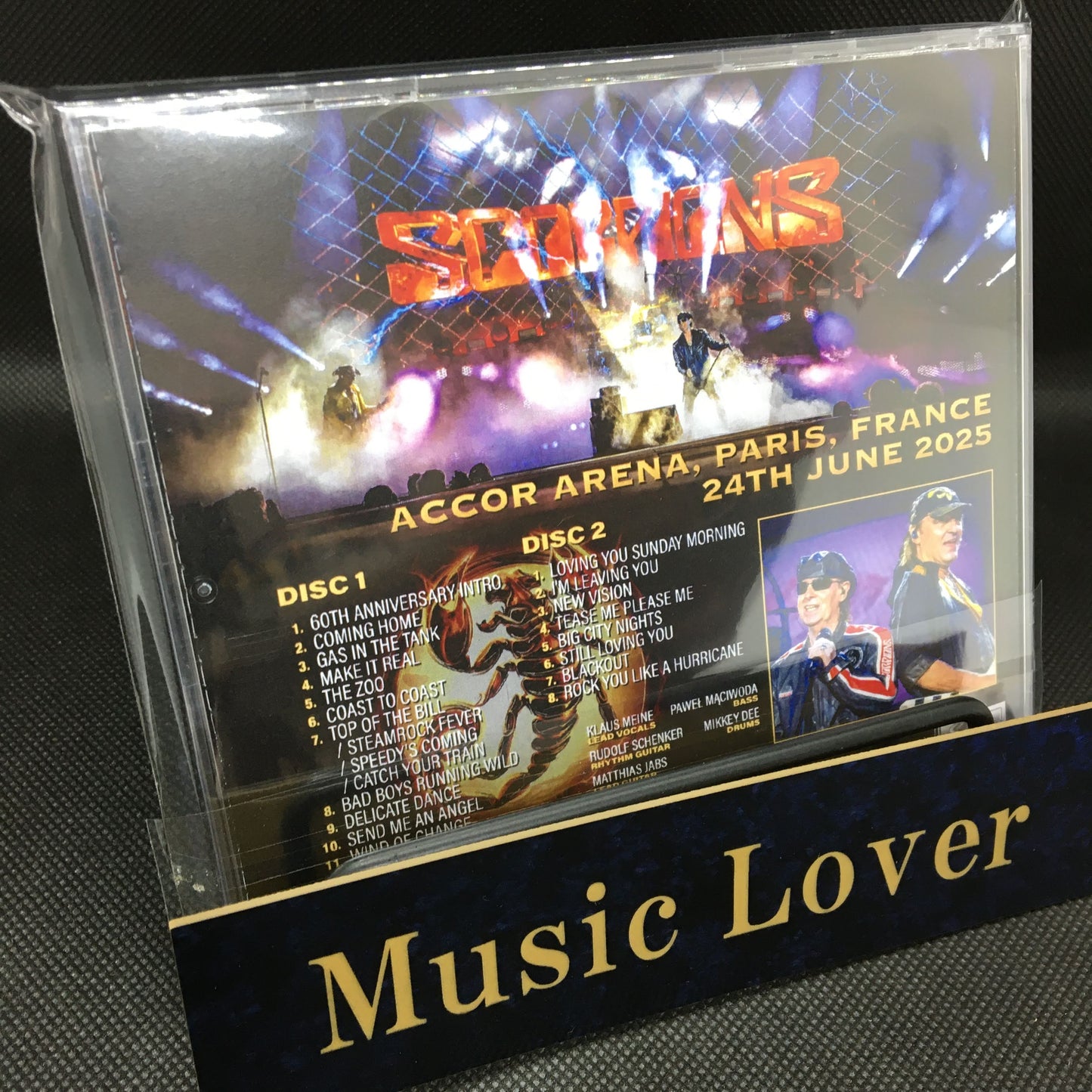 SCORPIONS / PARIS 2025 ORIGINAL IEM RECORDING (2CDR)