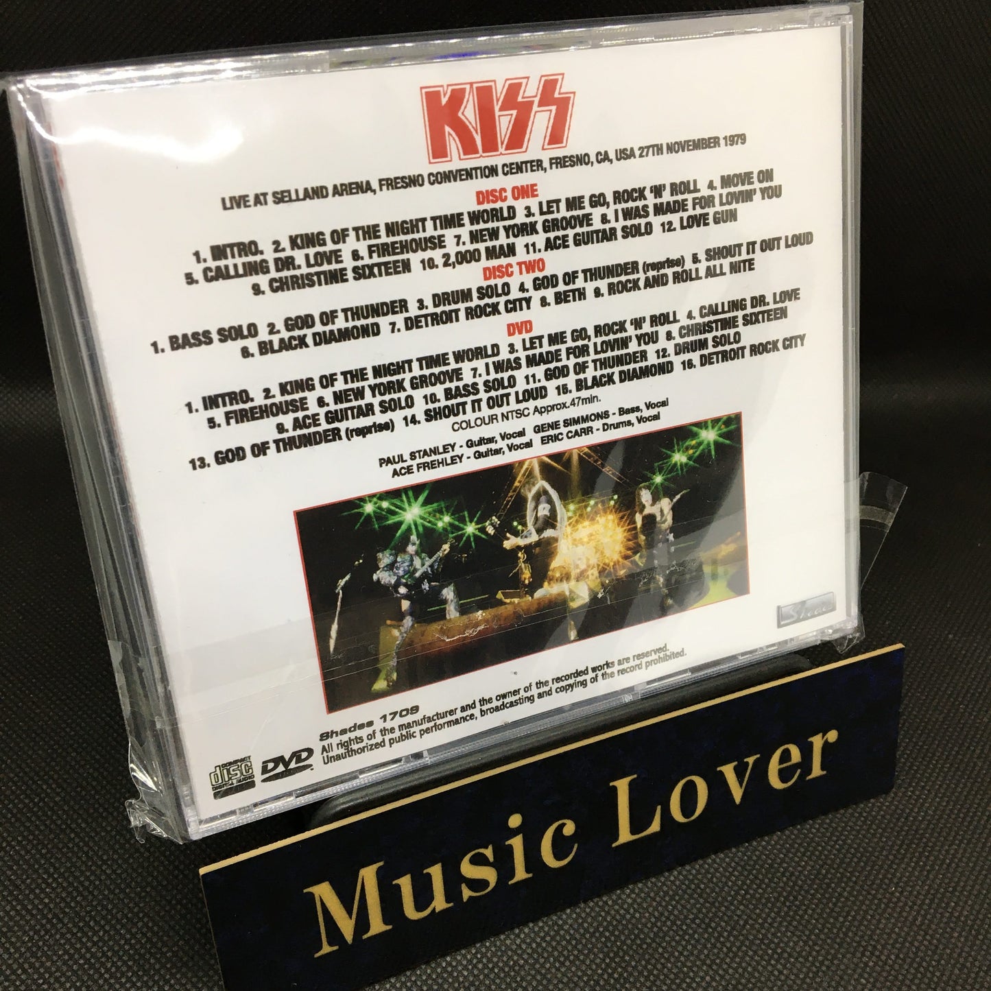 KISS / FRESNO 1979 (2CDR+1DVDR)