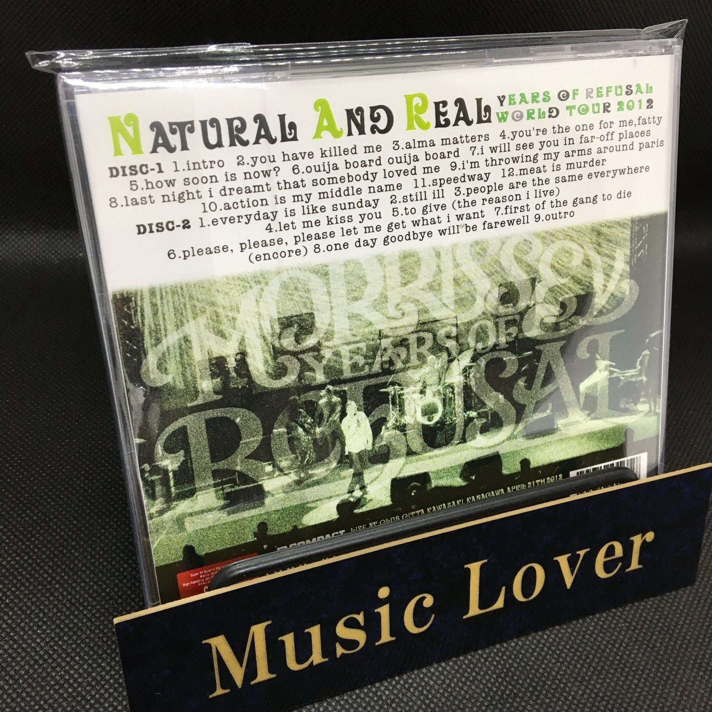 MORRISSEY / NATURAL AND REAL Club Citta Kawasaki 2012 (2CDR)