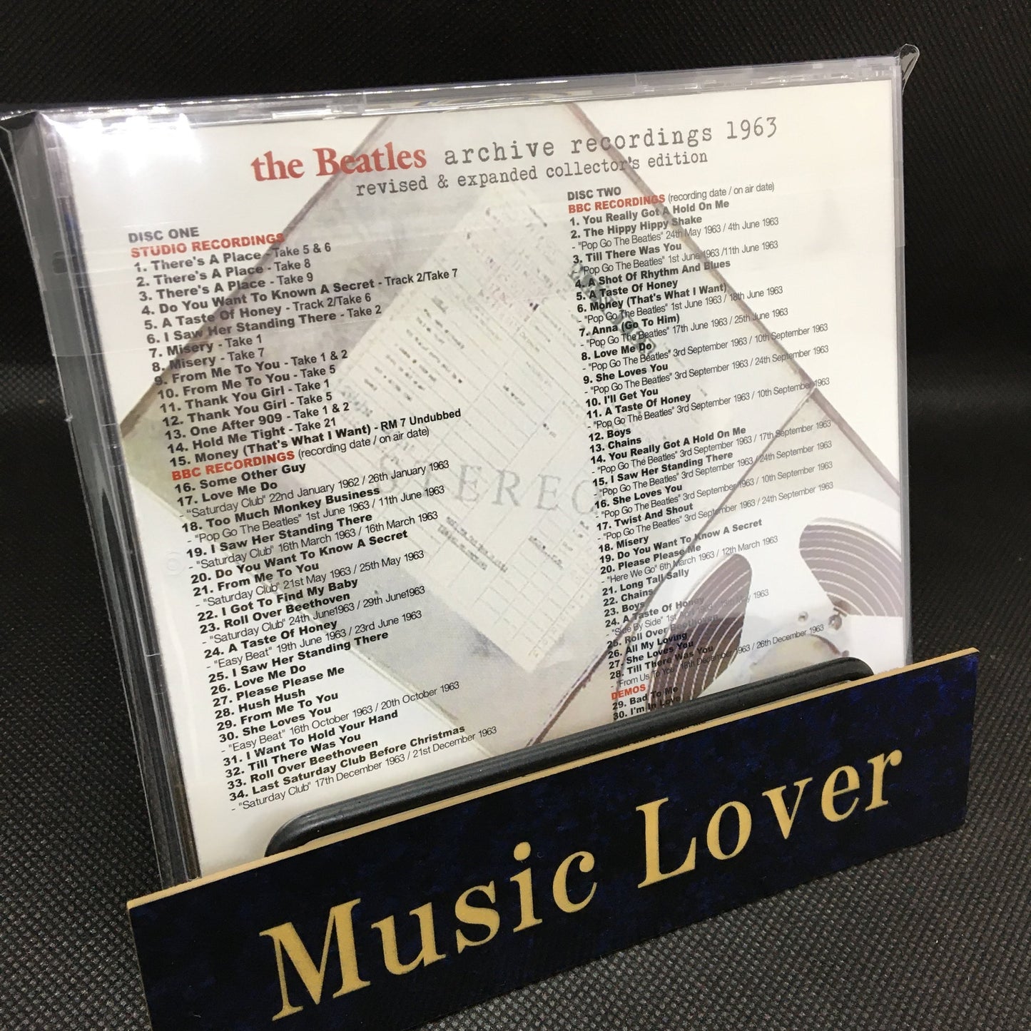 The Beatles / Archive Recordings 1963 Collector's Edition 2CD Factory Silver Discs