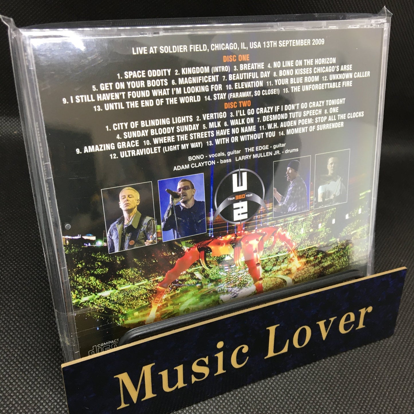 U2 / CHICAGO 2009 2ND NIGHT IN EAR MONITOR RECORDING (2CD)