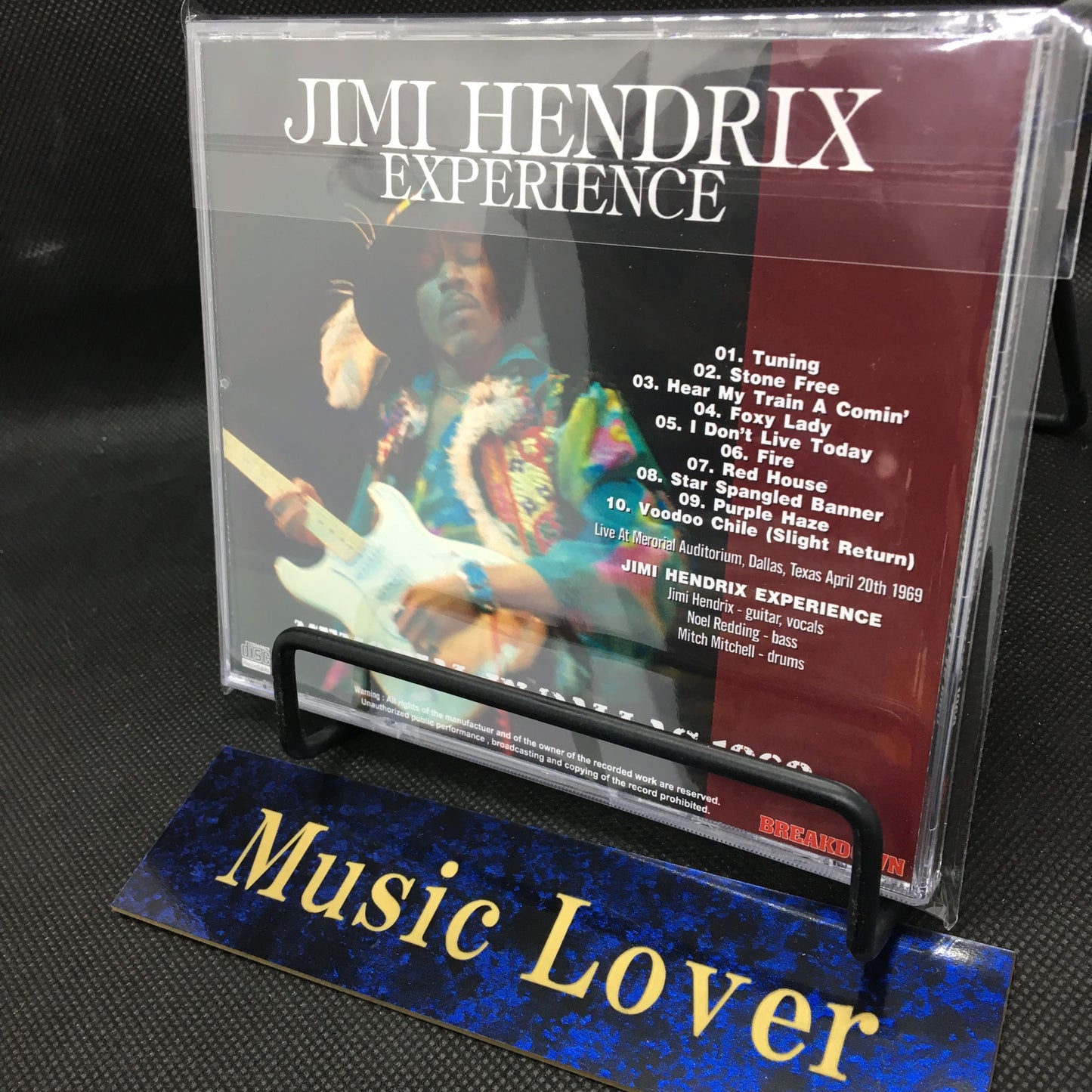 JIMI HENDRIX / MEMORIAL IN DALLAS 1969 (1CDR)