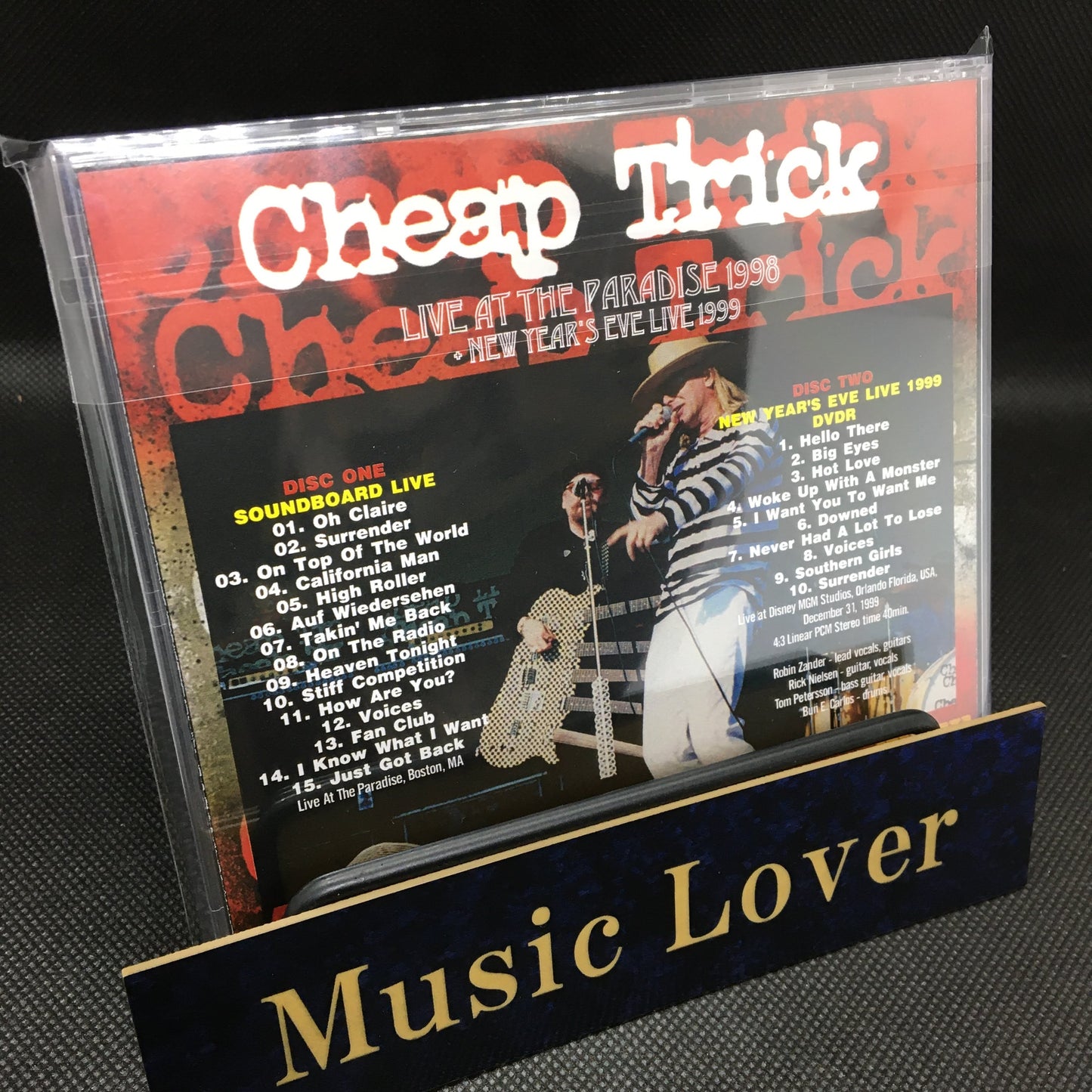 TRUCO BARATO / EN DIRECTO EN EL PARAÍSO 1998 + EN DIRECTO DE NOCHEVIEJA 1999 Tablero de sonido / Grabación PRO (1 CDR + 1 DVDR)