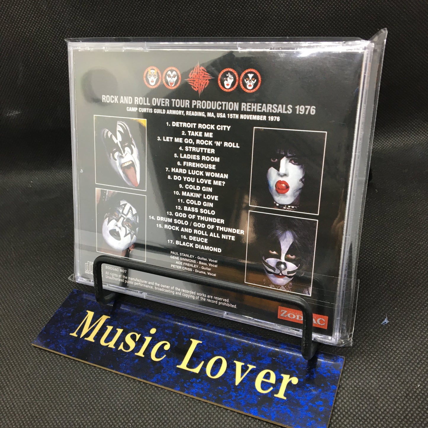 KISS / ROCK AND ROLL OVER TOUR PRODUCTION REHEARSALS 1976 (1CD)