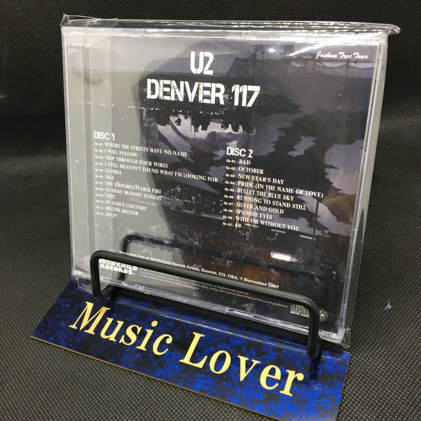U2 / Denver 117 Joshua Tree Tour 1987 (2CD) Moonchild Records