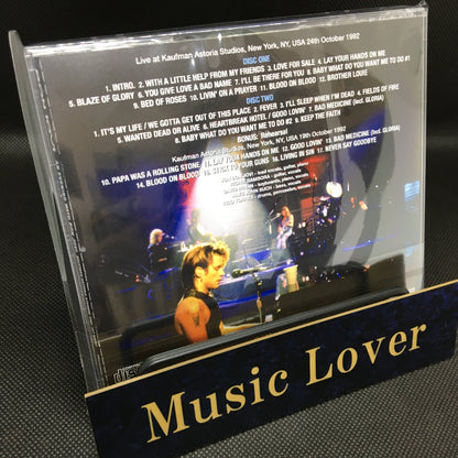 BON JOVI / AN EVENING WITH BON JOVI KAUFMAN ASTORIA STUDIOS 1992 1ST NIGHT STEREO SOUNDBOARD (2CDR)