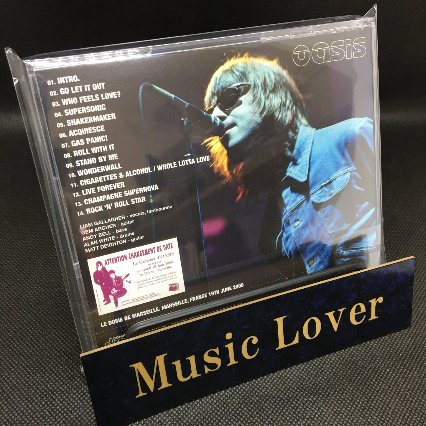 OASIS / MARSEILLE 2000 STEREO SOUNDBOARD (1CD)