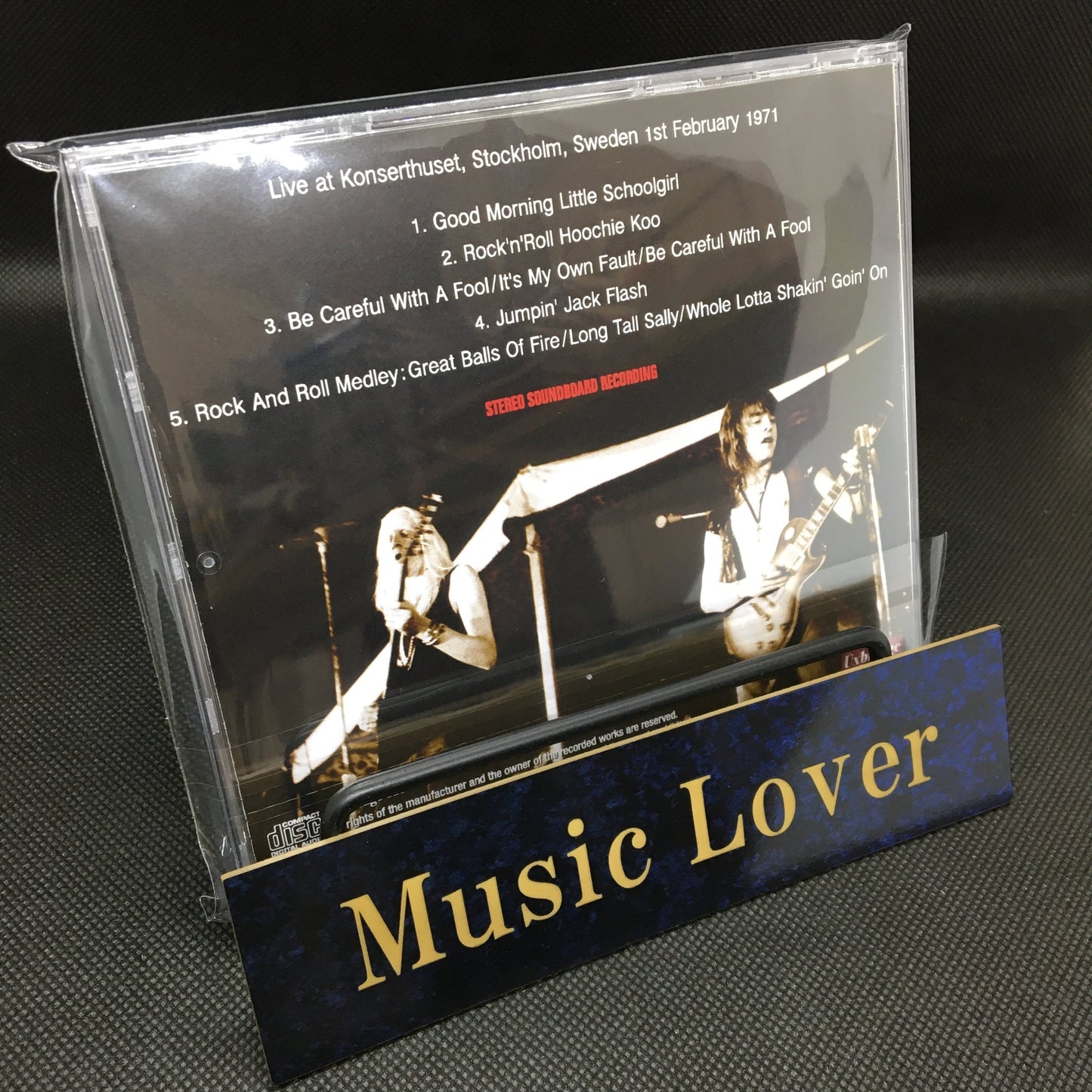 JOHNNY WINTER / STOCKHOLM 1971 STEREO SOUNDBOARD (1CDR)