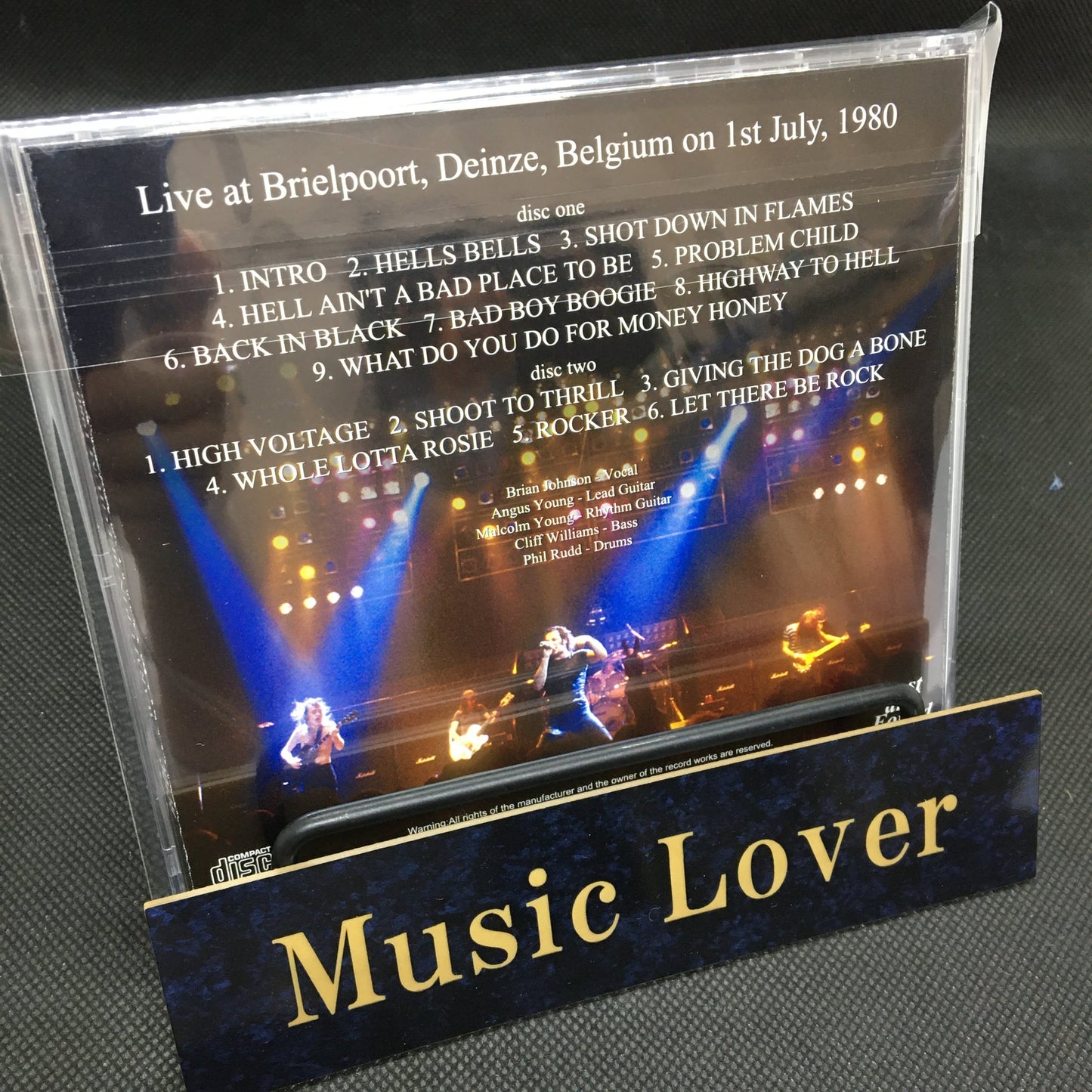 AC/DC / WARM UP IN BELGIUM 1980 (2CDR)