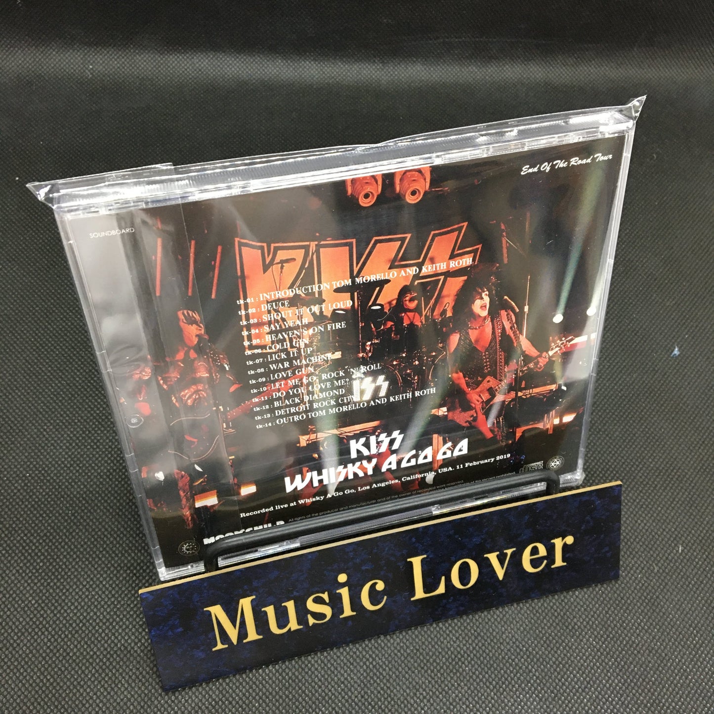 Kiss / Whisky A Go Go 2019 Soundboard (1CD) 14 Tracks Moonchild Records