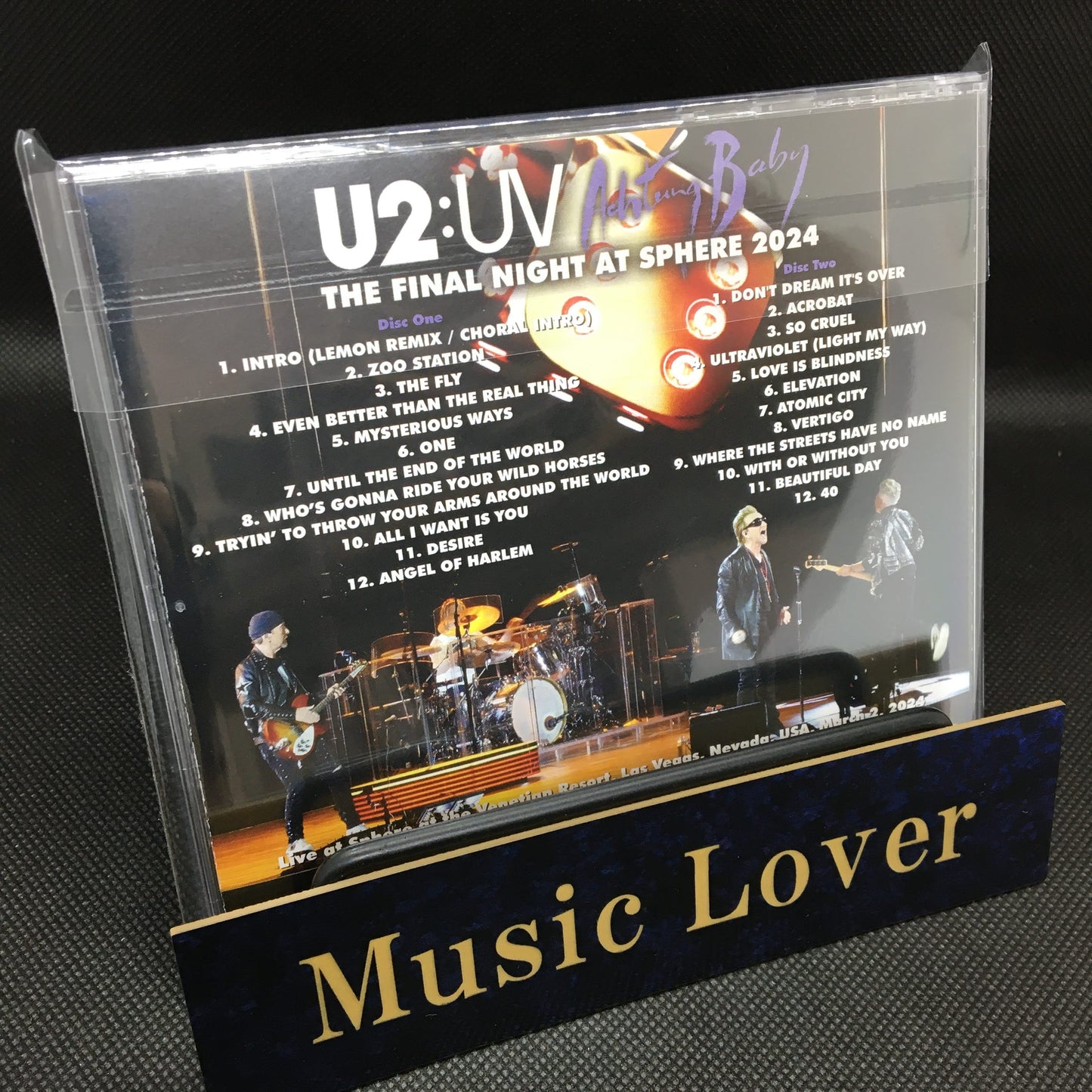 U2 / THE FINAL NIGHT AT SPHERE 2024 MULTIPLE IEM MATRIX MASTER EDITION (2CD)