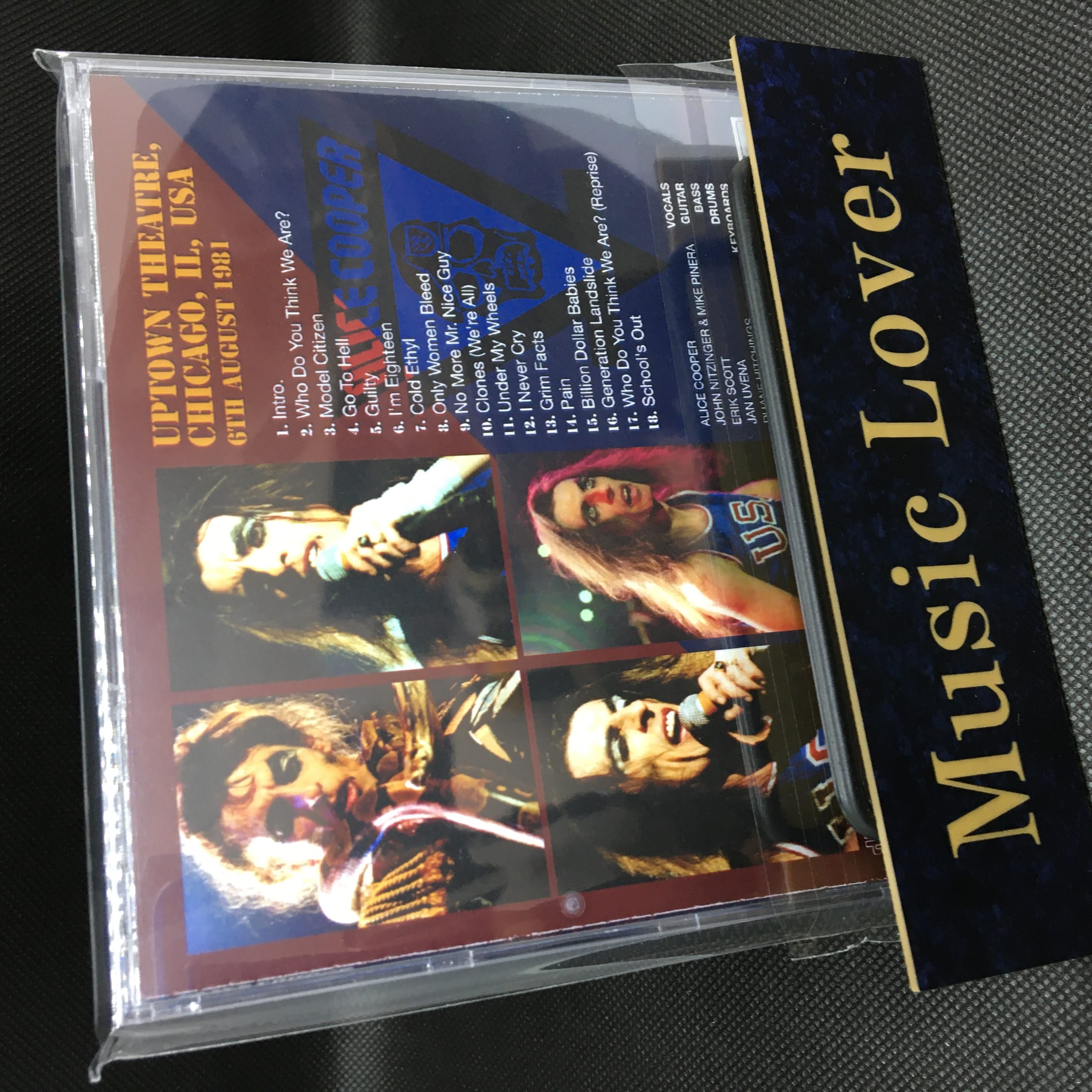 ALICE COOPER / CHICAGO 1981 (1CDR) – WORLD MUSIC LOVER