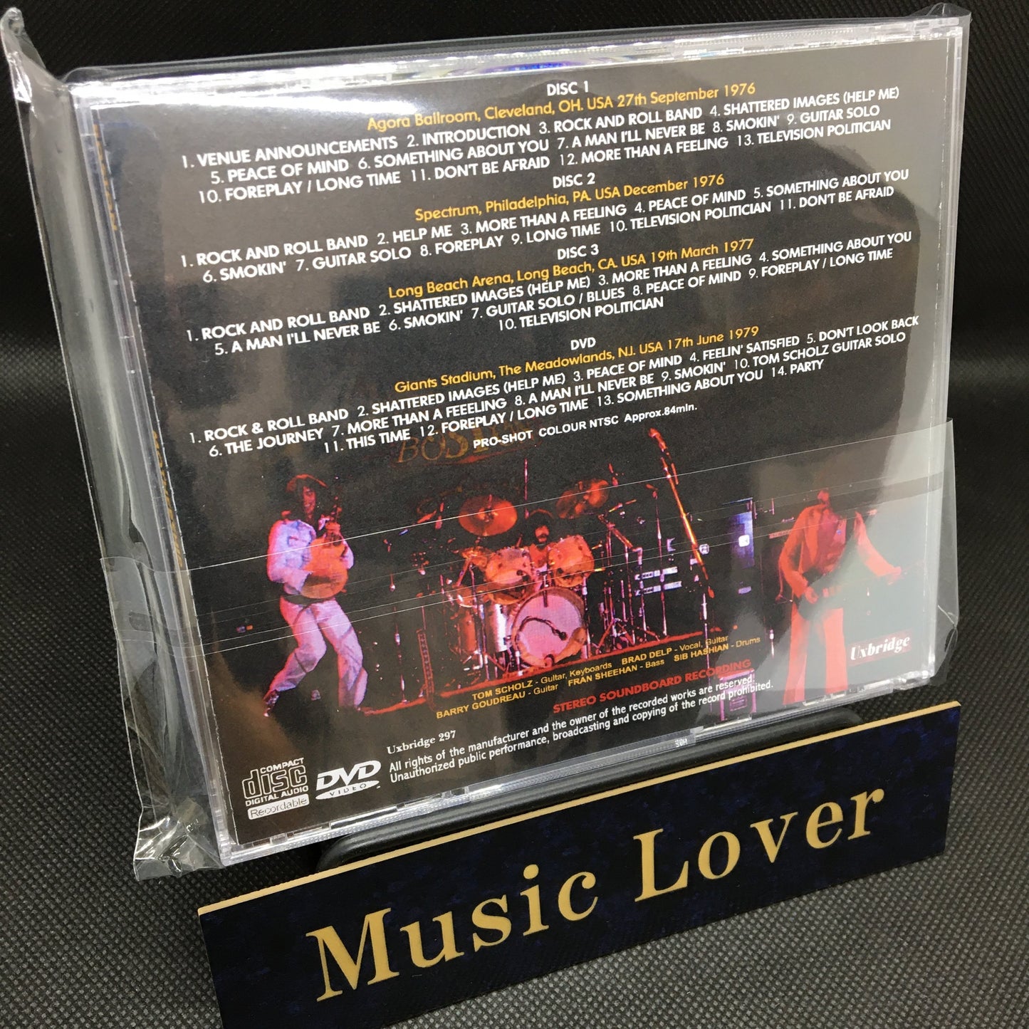 BOSTON / MOTHERSHIP STEREO SOUNDBOARD (3CDR+1DVDR)